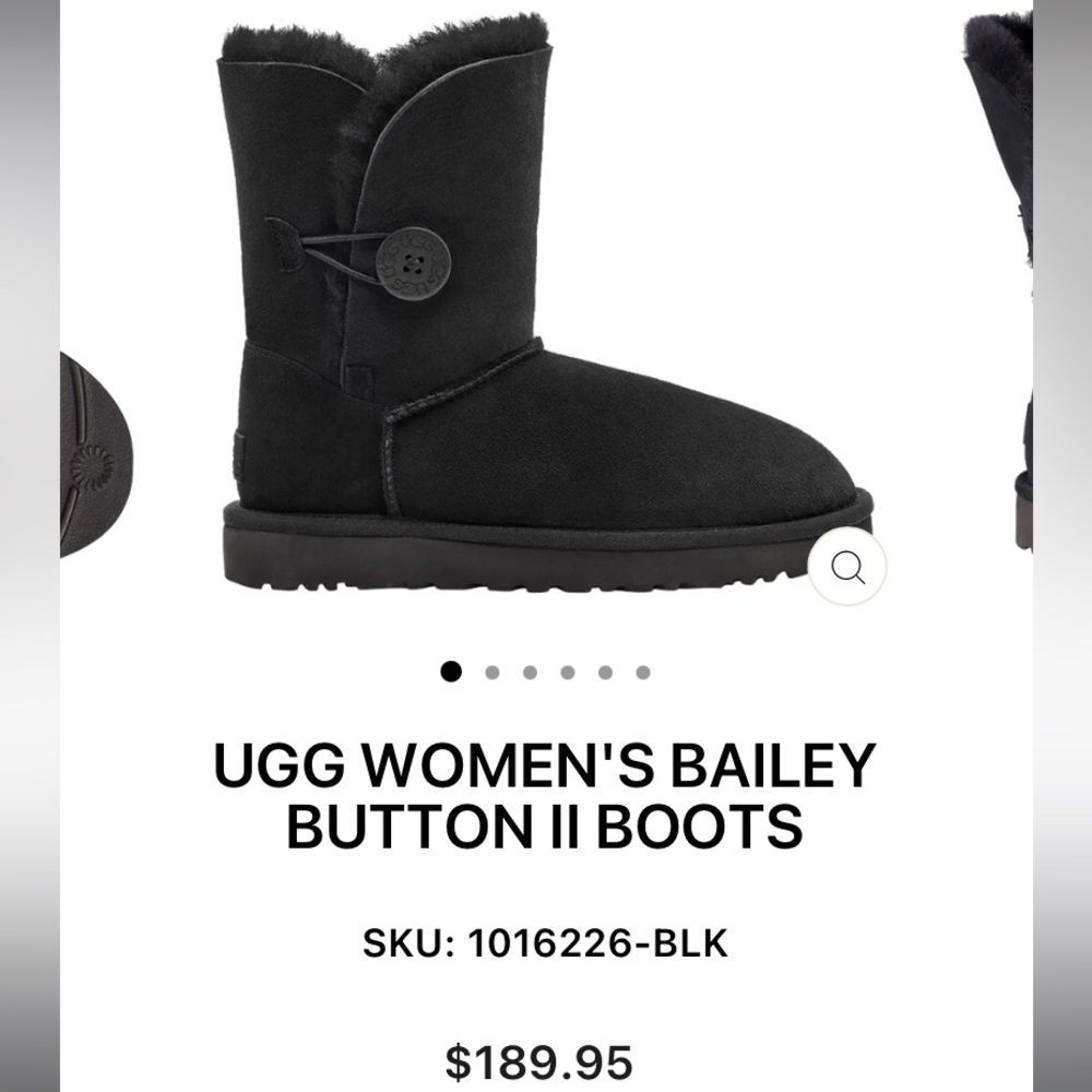 NWOT New UGG Bailey Button II boots